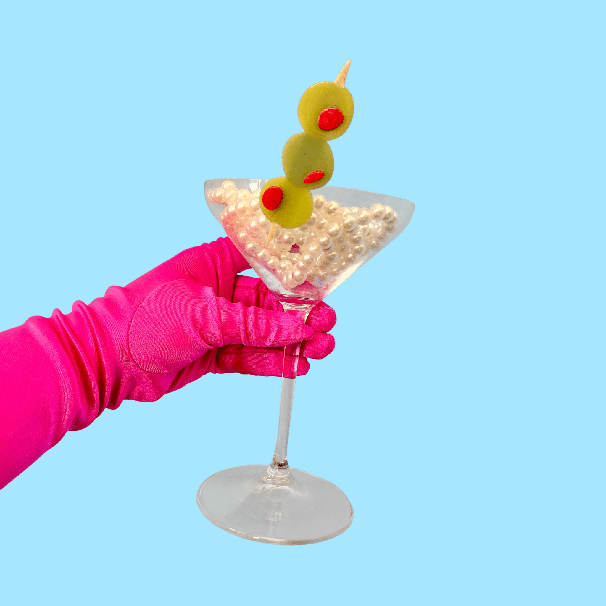 Stuffed Olive Hair Clip Set - The Peach Fuzz Modern Love Store Glasgow