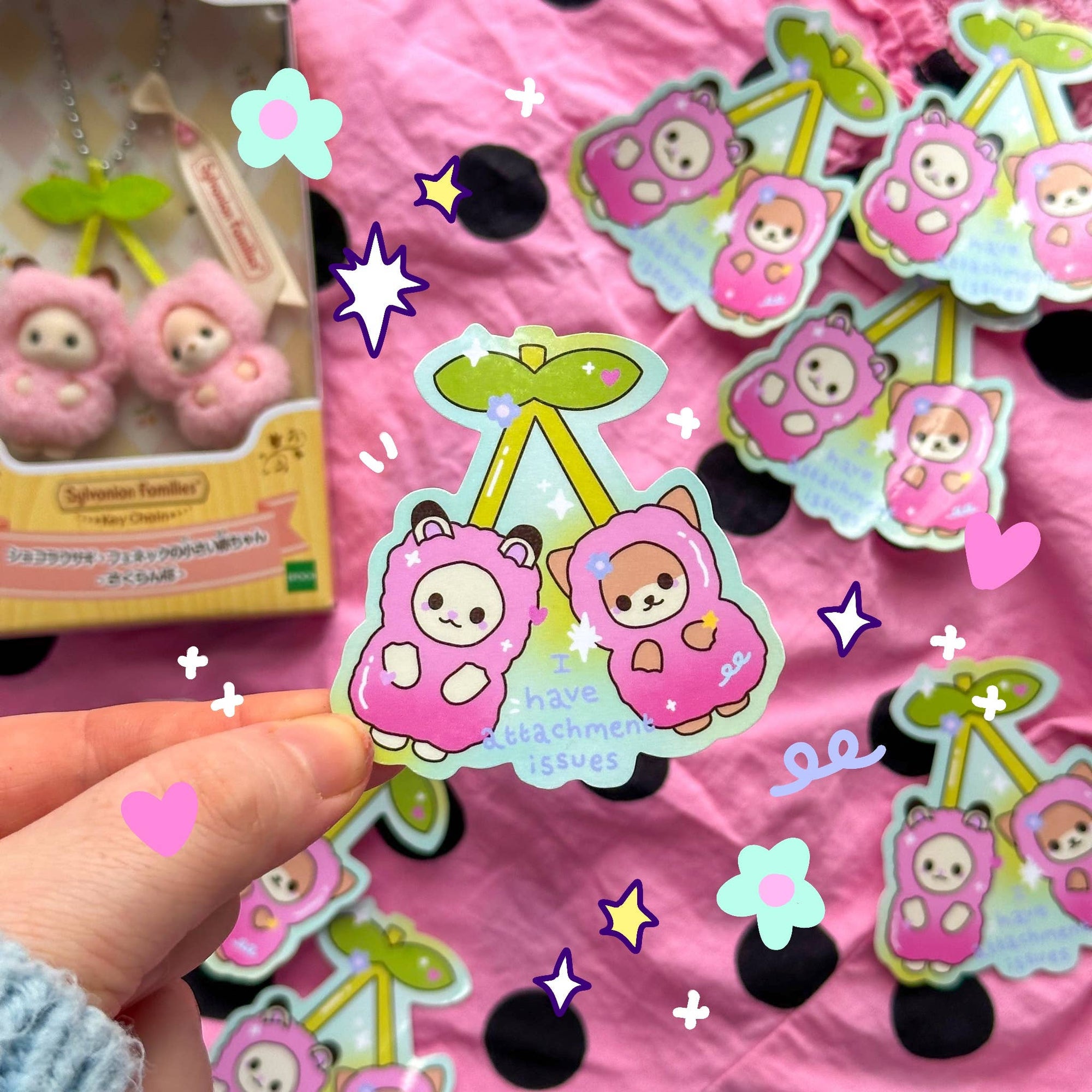 Attachment Issues Sticker - Sun Puff Studios Modern Love Store