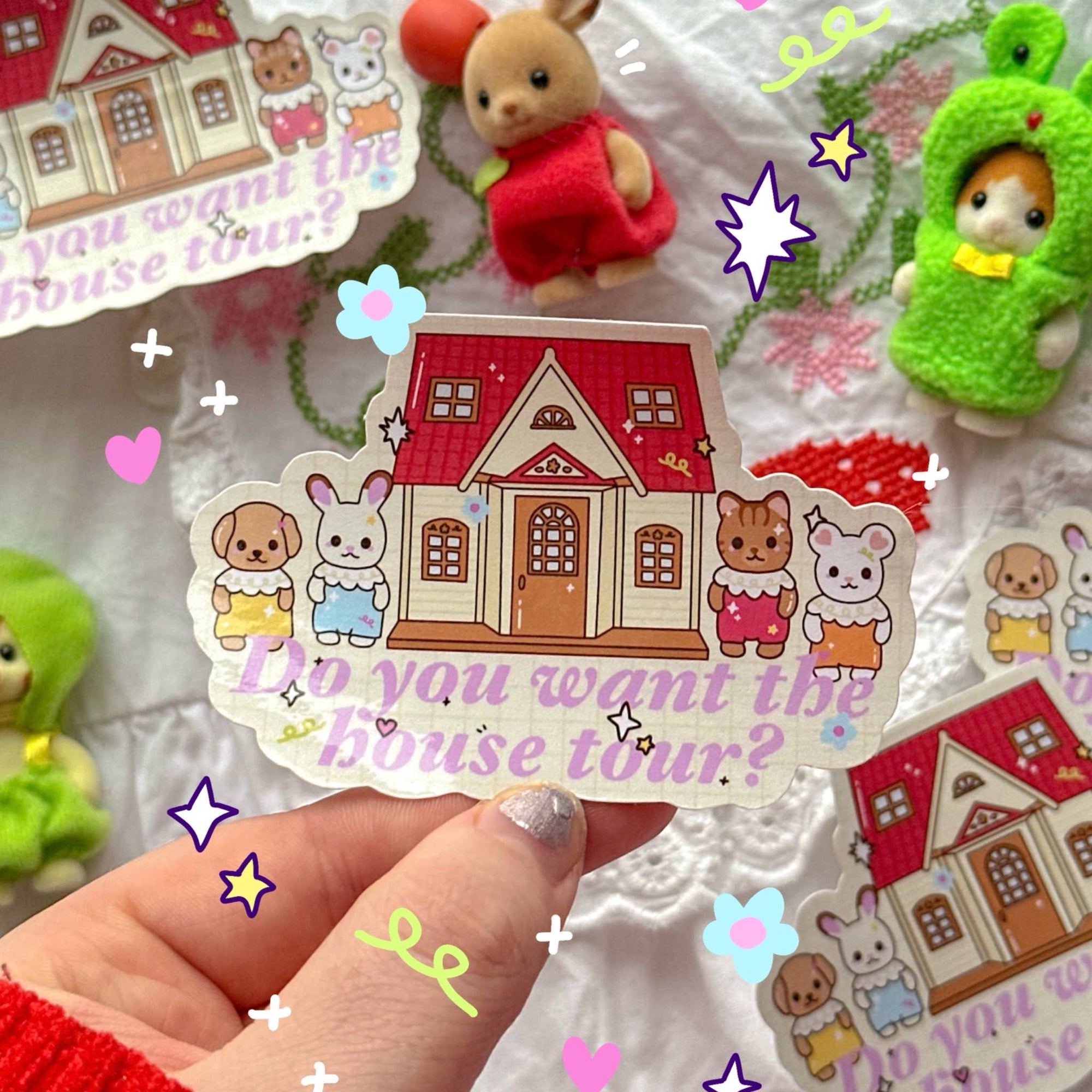 House Tour Sticker stationery 