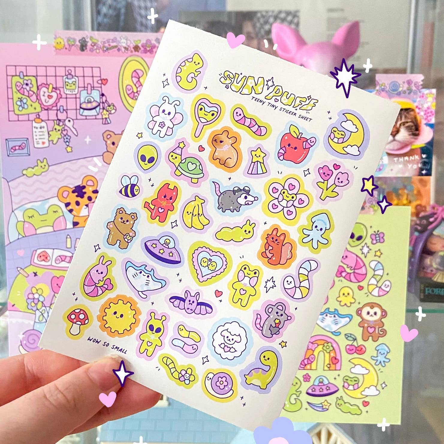 Teeny Tiny Sticker Sheet stationery 