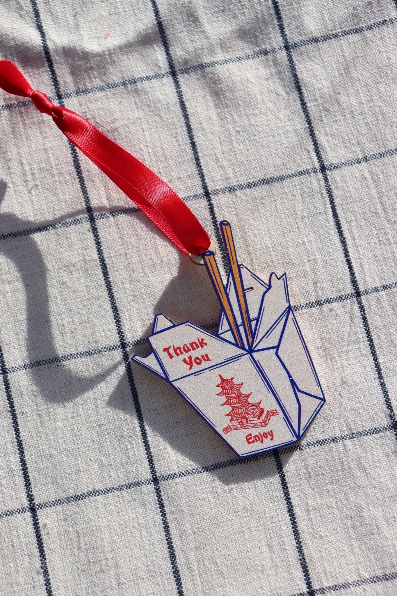 Takeaway Box Christmas Decoration | Asian Food | Sauces | Tree Decor - Neesh Home Modern Love Store Glasgow