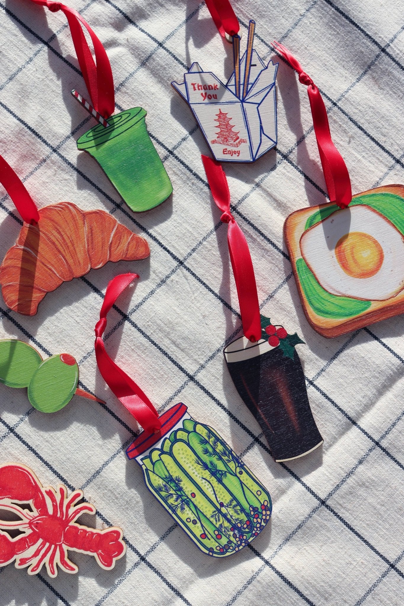 Takeaway Box Christmas Decoration | Asian Food | Sauces | Tree Decor - Neesh Home Modern Love Store Glasgow