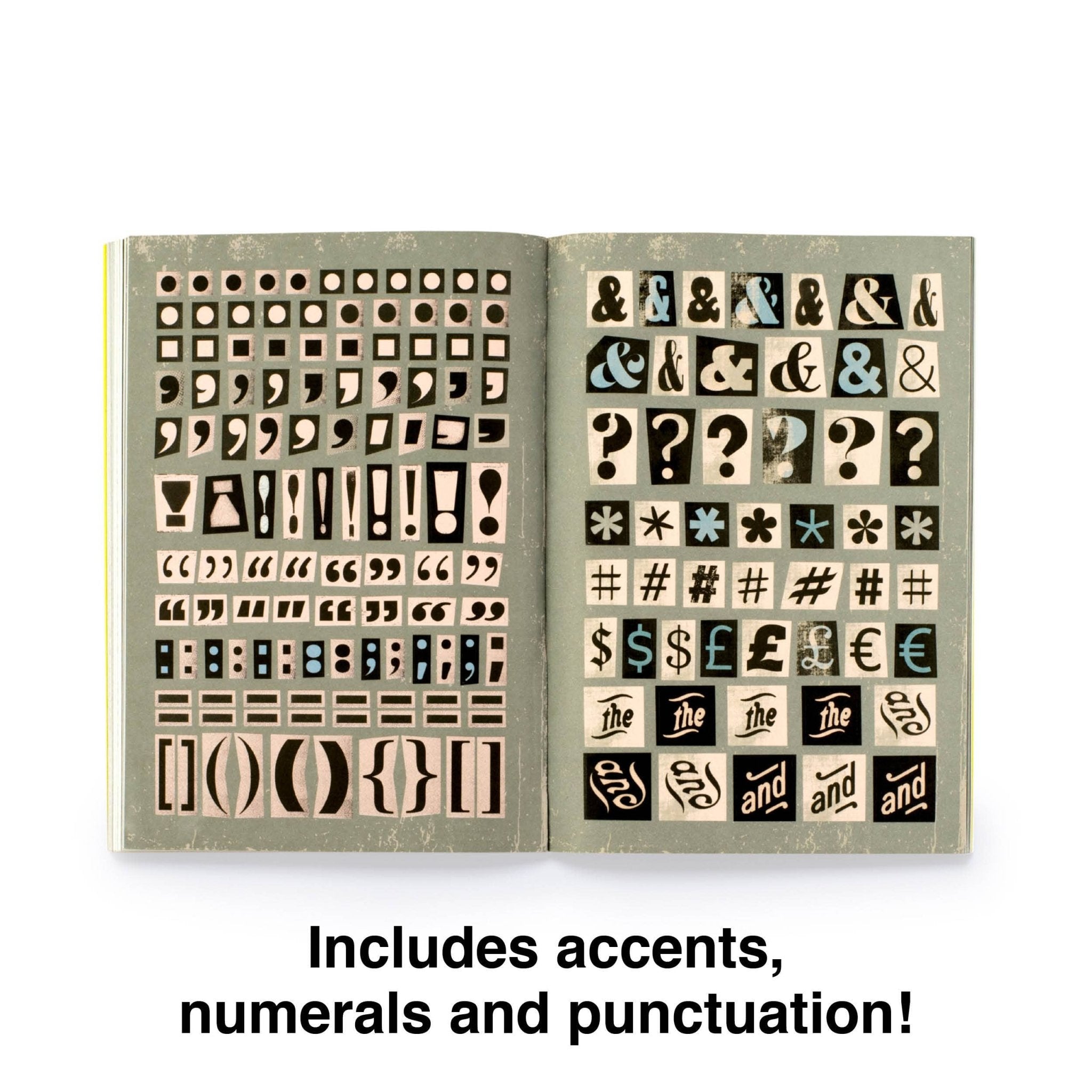 The Ransom Note Sticker Book stickers 