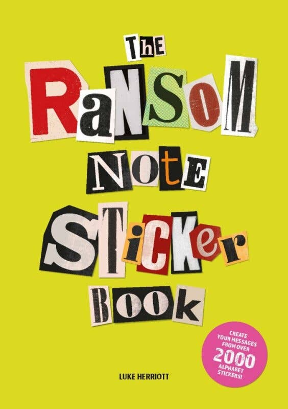 The Ransom Note Sticker Book stickers 