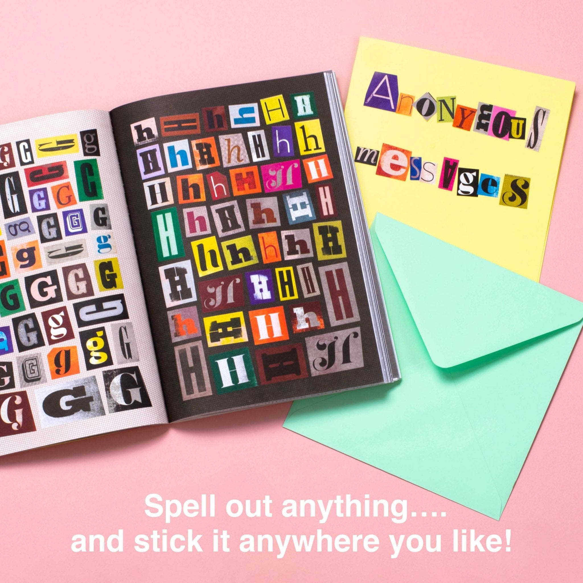The Ransom Note Sticker Book stickers 