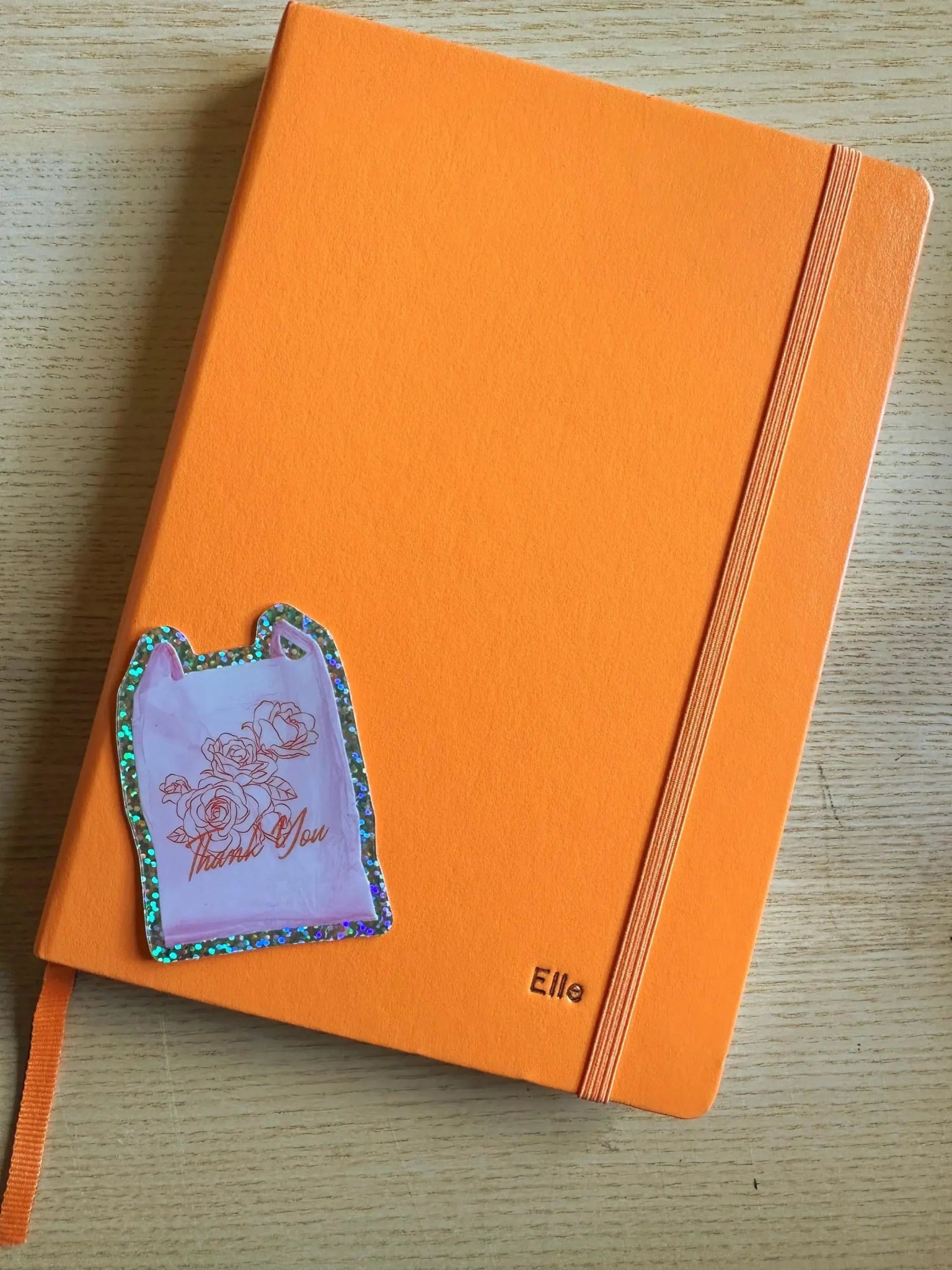 Thank you NYC Bag Glitter Sticker - Shellflower Modern Love Store Glasgow