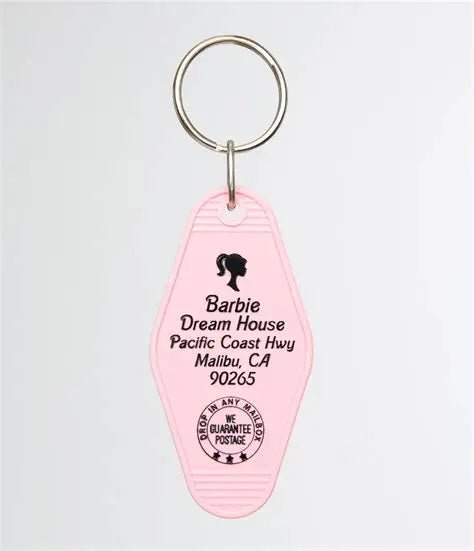Motel Key Fob - Barbie Dream House - The 3 Sisters Design Co. Modern Love Store Glasgow
