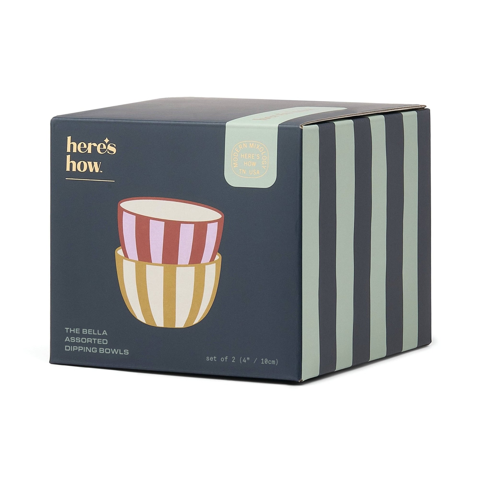 The Bella Dipping Bowls - Set of 2 - Ochre & Rust - Designworks Collective Modern Love Store Glasgow