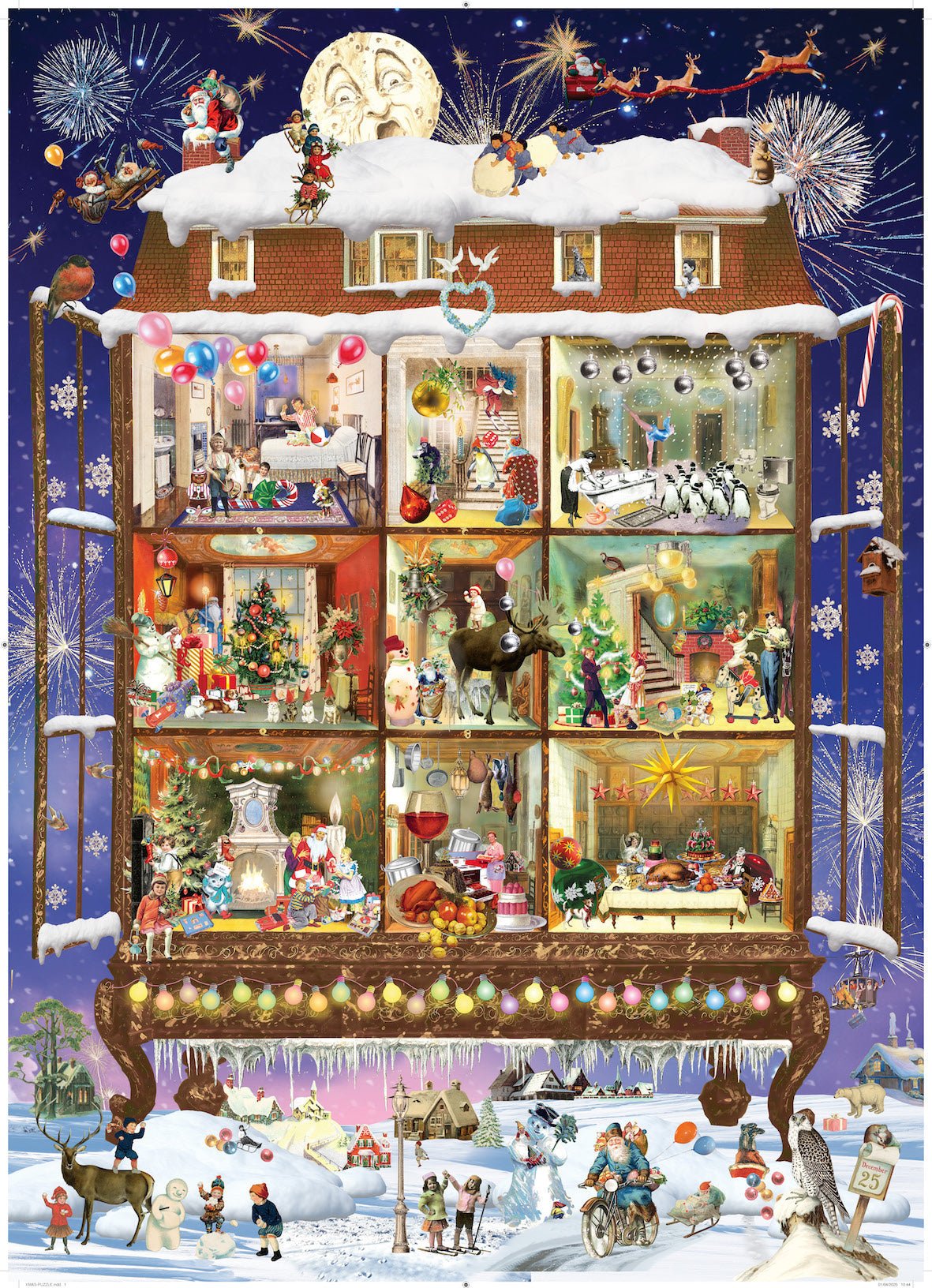 The Christmas Party A 1000 - Piece Jigsaw Puzzle - Jigsaw Thames & Hudson Modern Love Store Glasgow