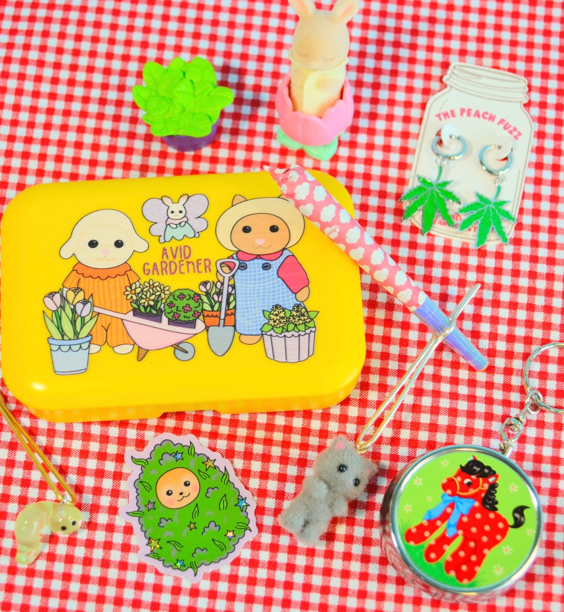 Avid Gardener Stash Box - The Peach Fuzz Modern Love Store Glasgow