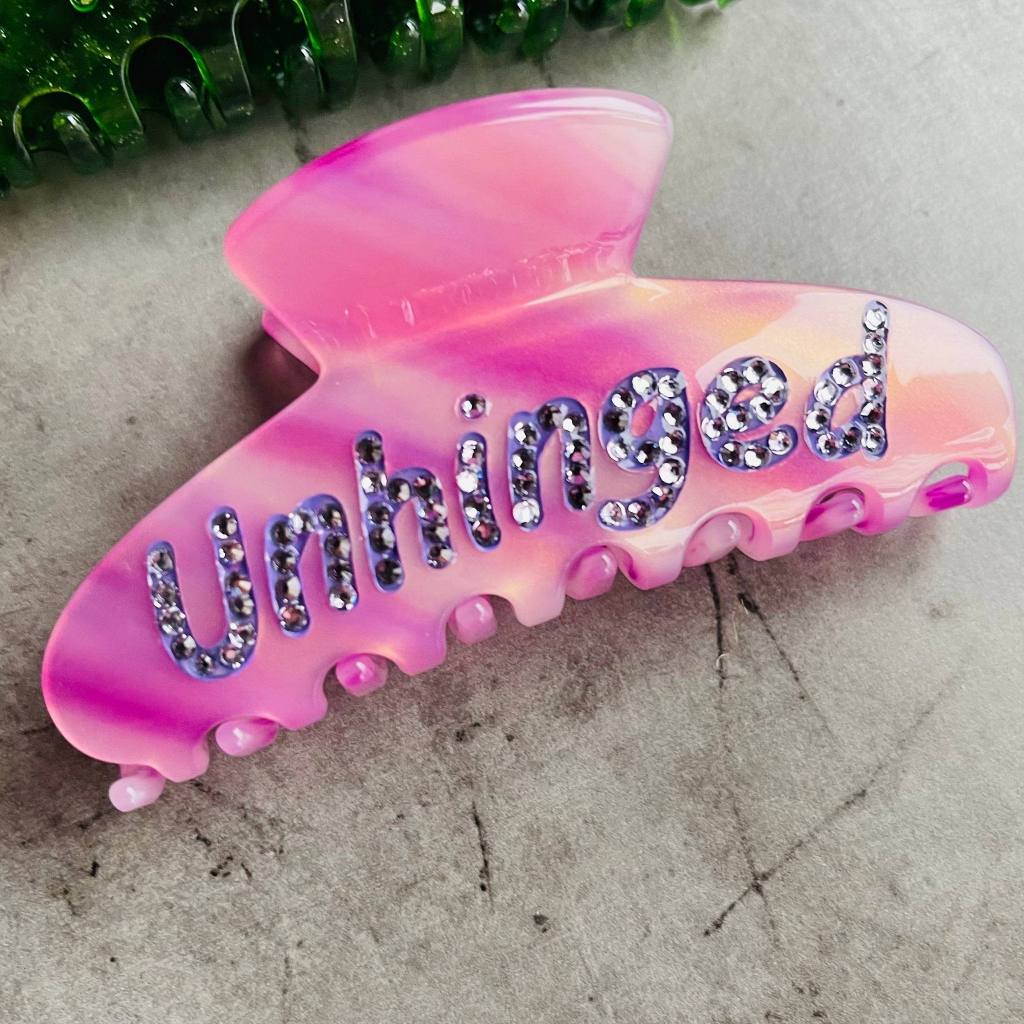 Unhinged Rhinestone Hair Claw hair - accessories 