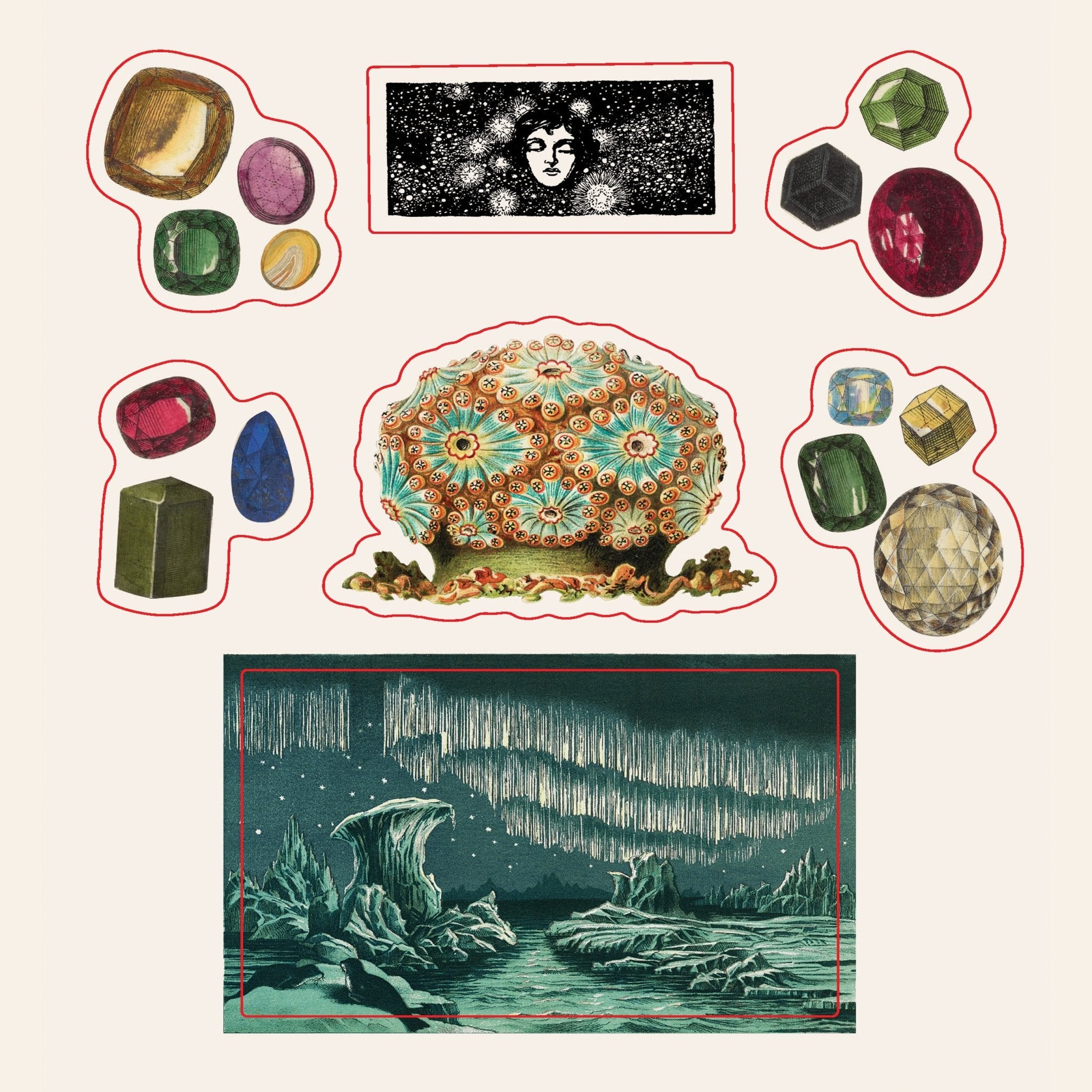 The Sticker Treasury of the Mystical and Esoteric - Books Thames & Hudson Modern Love Store Glasgow