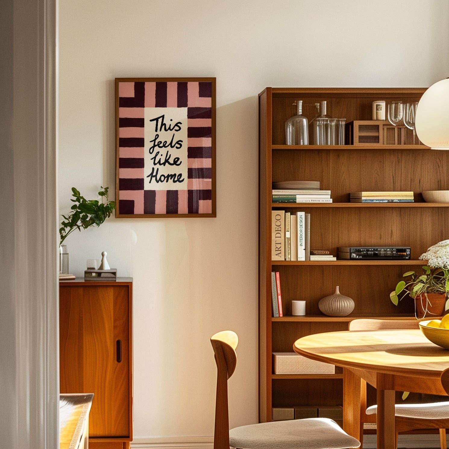 This Feels Like Home Hand Painted Print - Lune Club Modern Love Store Glasgow