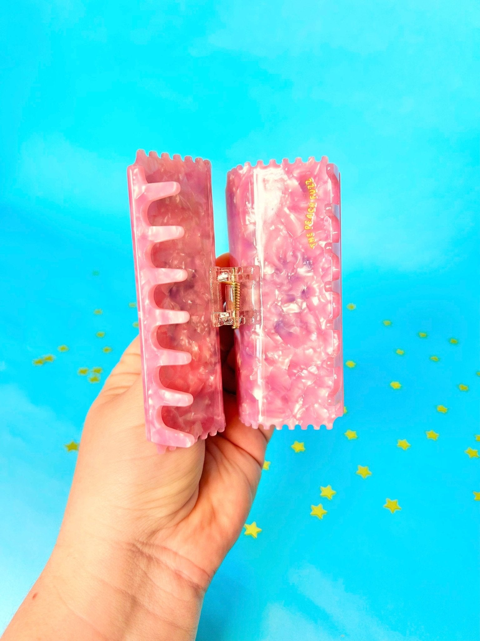 Ticket Hair Claw - The Peach Fuzz Modern Love Store Glasgow