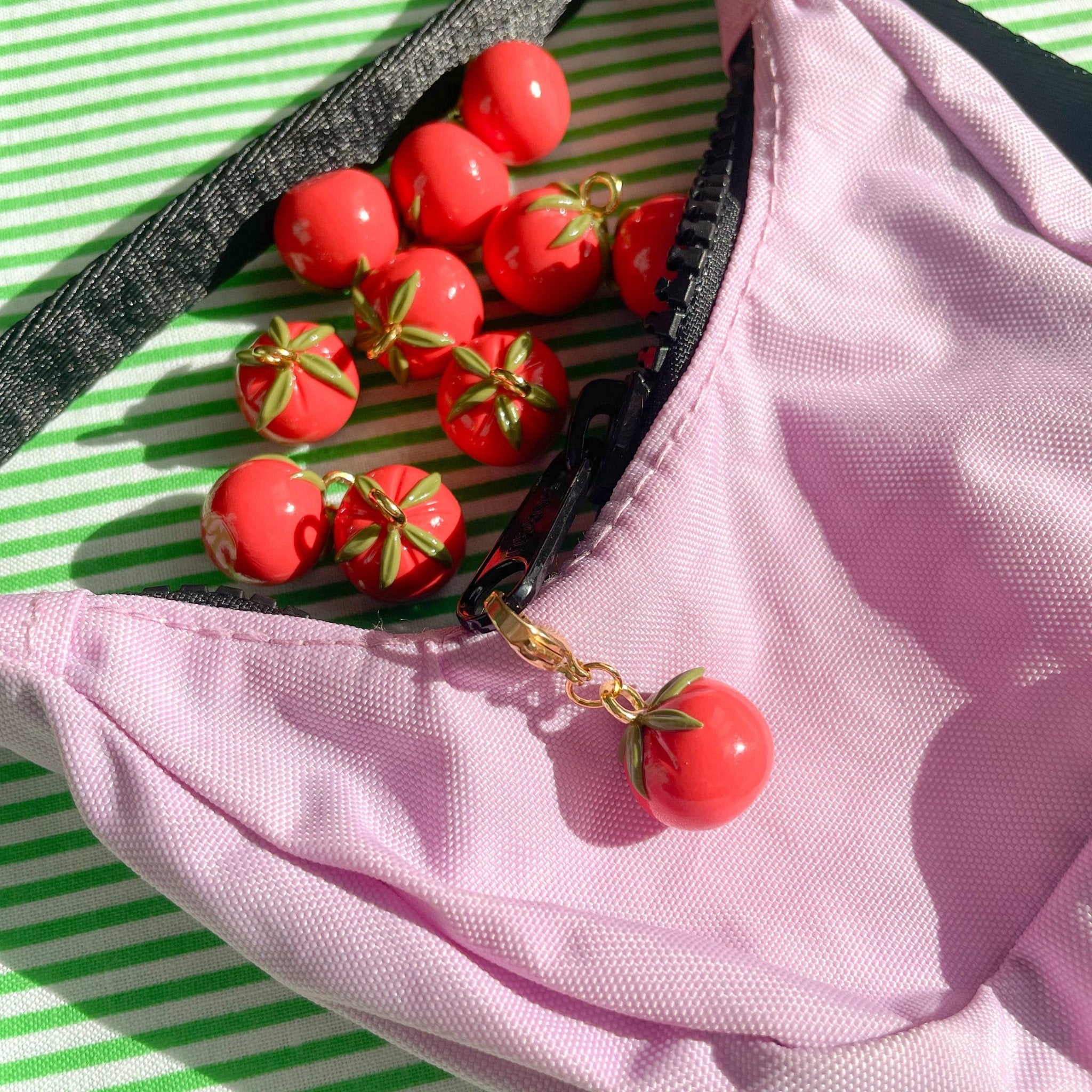 Tomato Bag Charm - Bold Blossom Shop Modern Love Store Glasgow