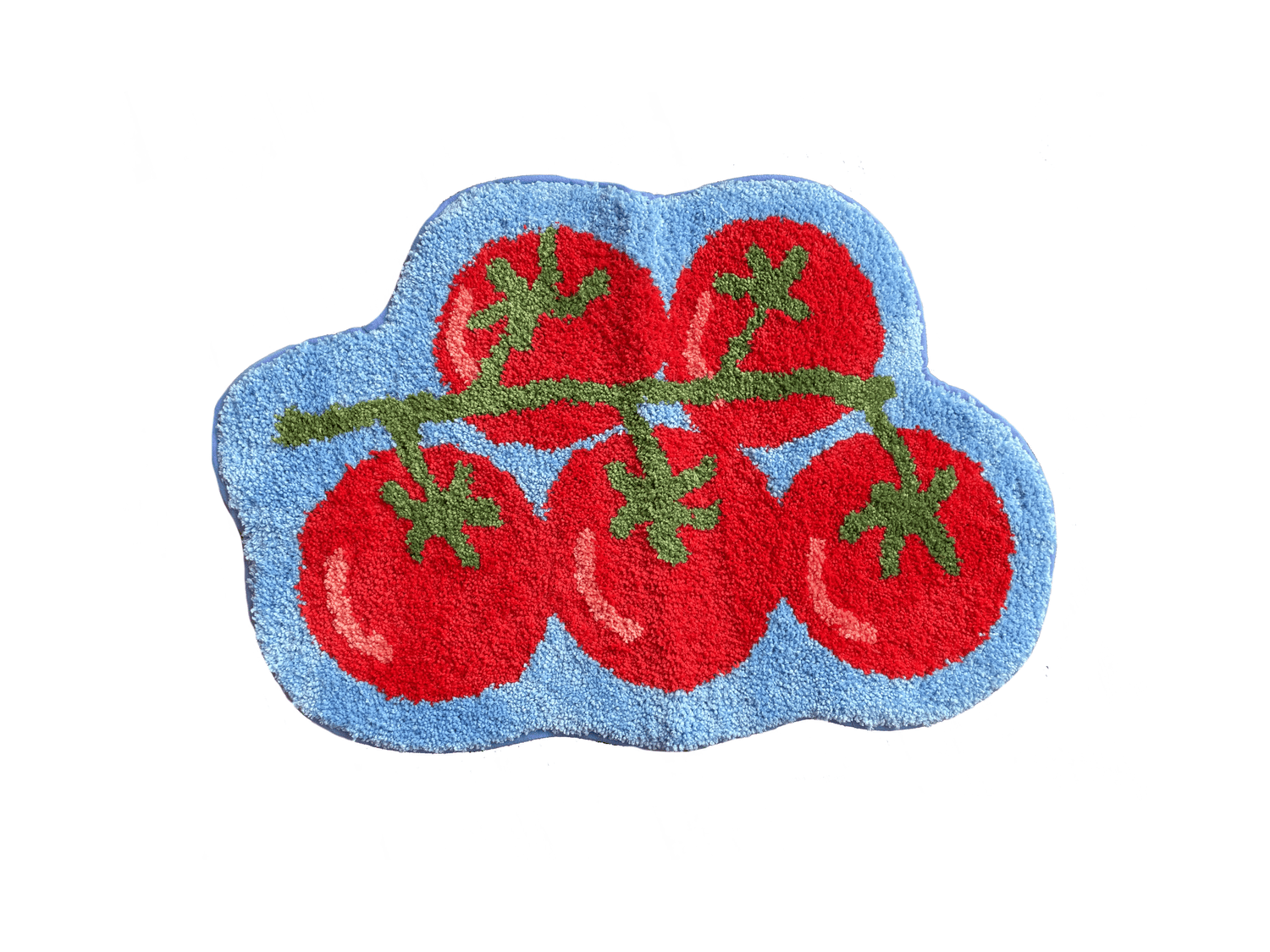 Tomato bath mat - Harriet Says Hi Modern Love Store Glasgow