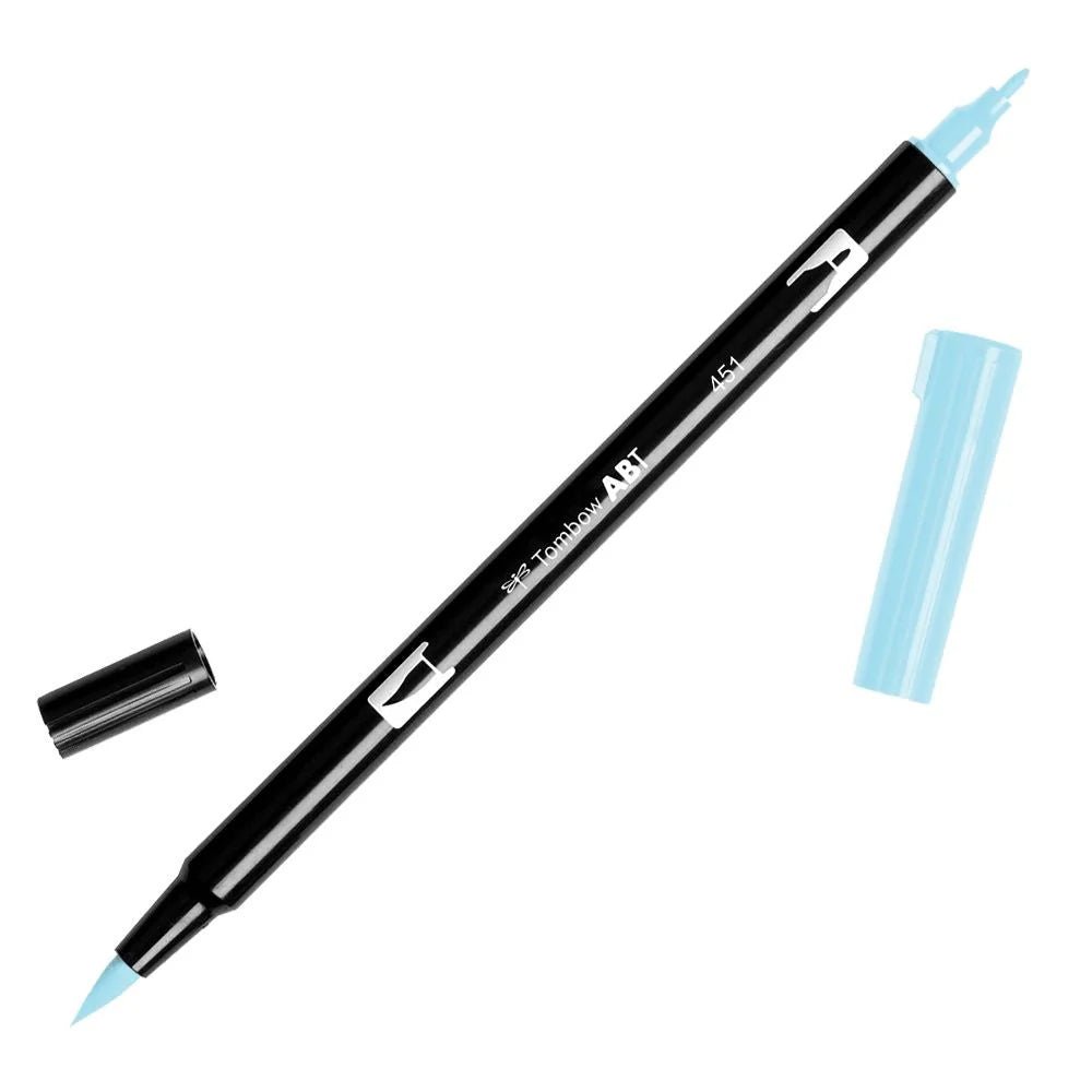 Tombow ABT Dual Brush Pen Sky Blue - Tombow Modern Love Store Glasgow
