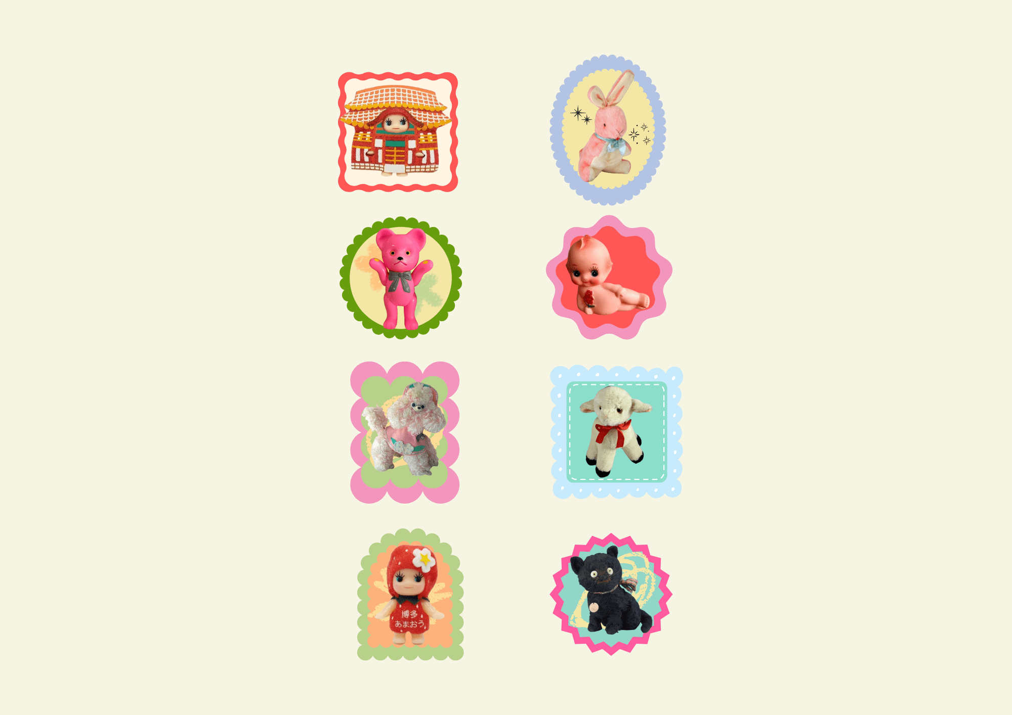 Toys Washi Flake Stickers - Shellflower Modern Love Store Glasgow