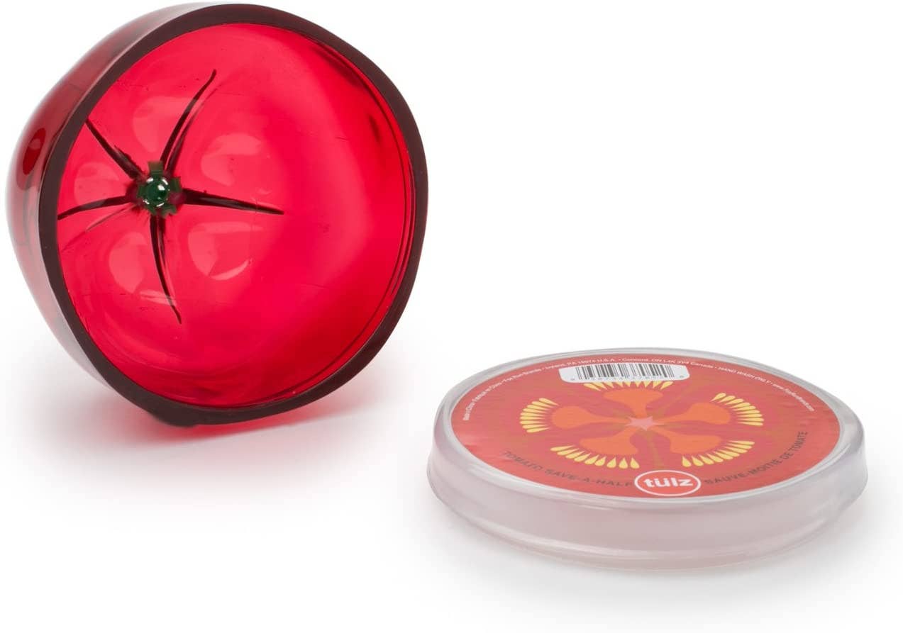 TULZ Tomato Save - A - Half, Red, 4" x 4" x 3" - Fox Run Brands Modern Love Store Glasgow