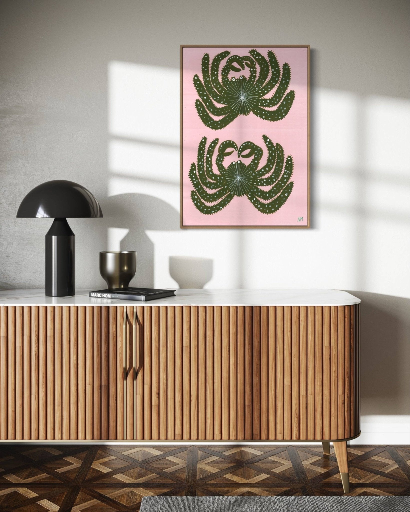 Two Green Crabs Prints - Nancy McKie Modern Love Store Glasgow