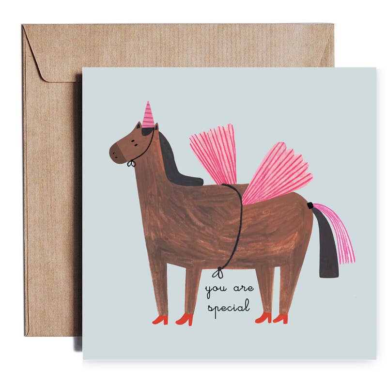 Unicorn Card - Daria Solak Illustrations Modern Love Store Glasgow