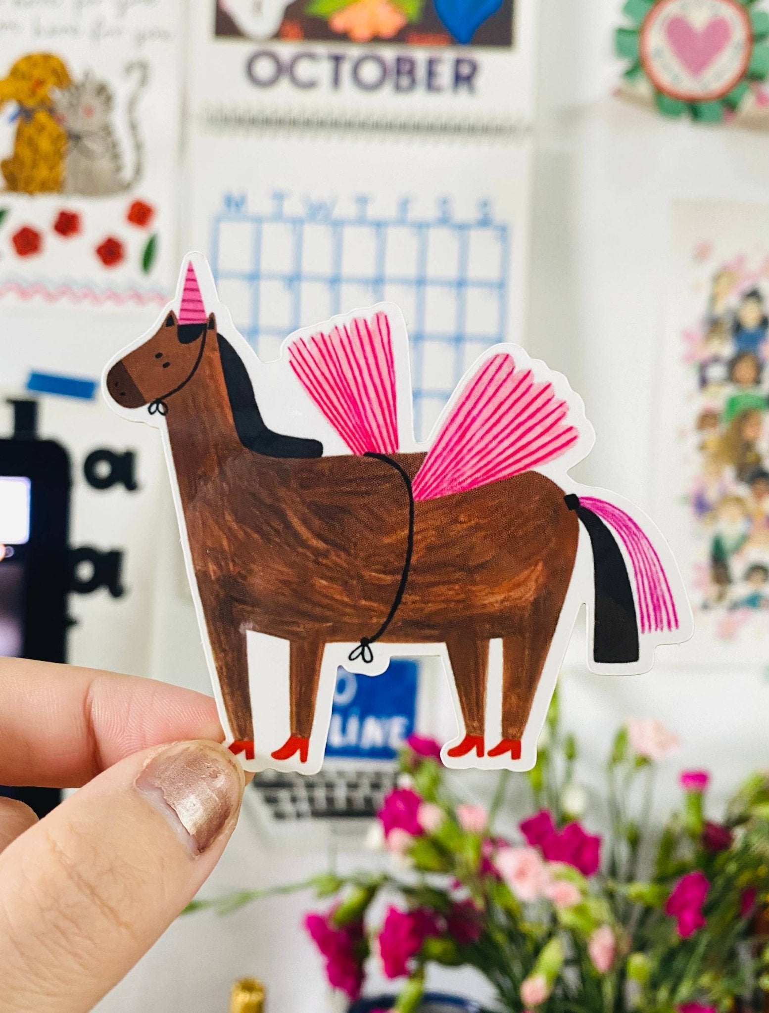 UNICORN sticker - Daria Solak Illustrations Modern Love Store Glasgow
