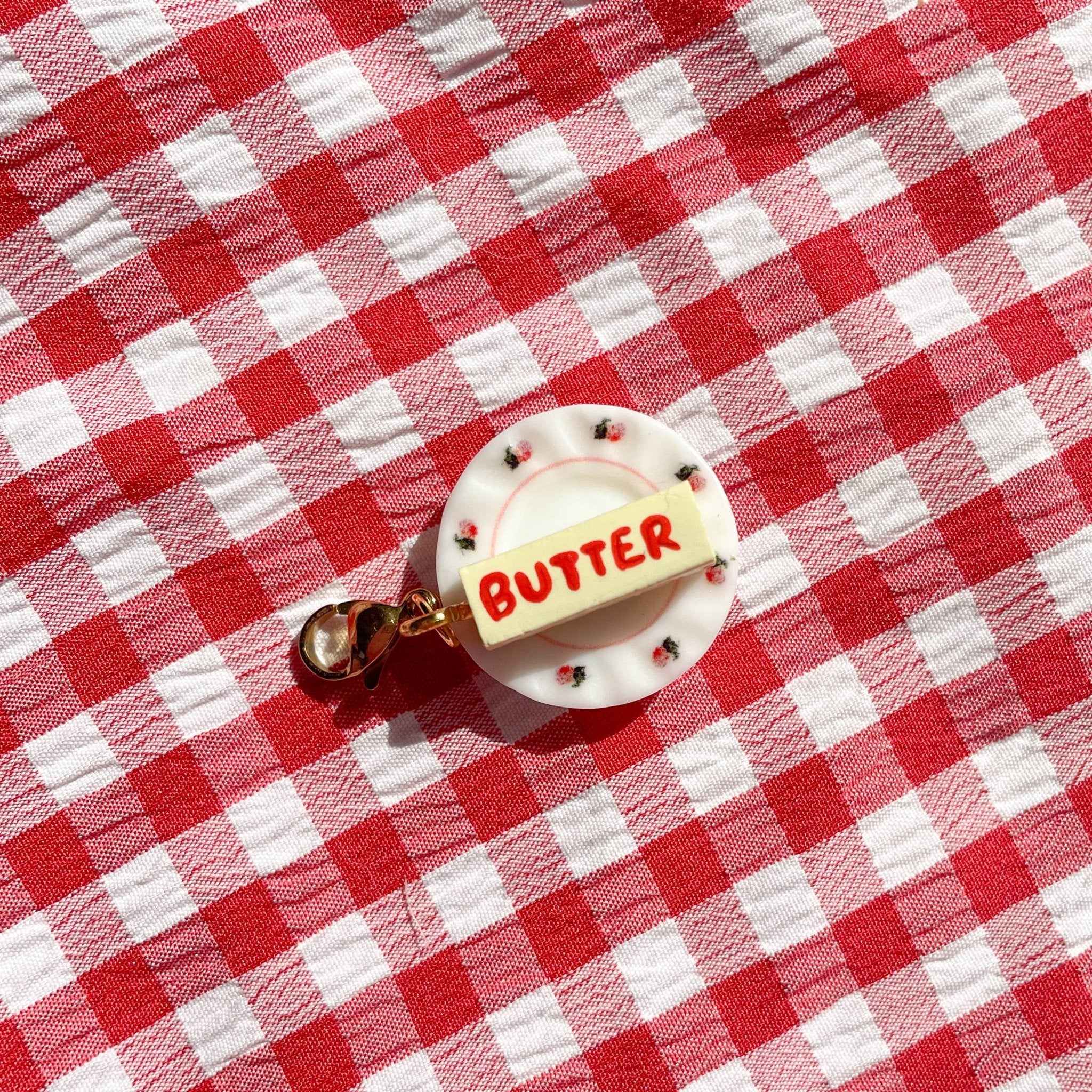 Unsalted Butter Bag Charm - Bold Blossom Shop Modern Love Store Glasgow