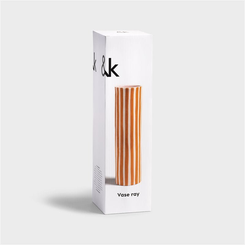 Vase Ray Orange - Vases &K Amsterdam Modern Love Store Glasgow