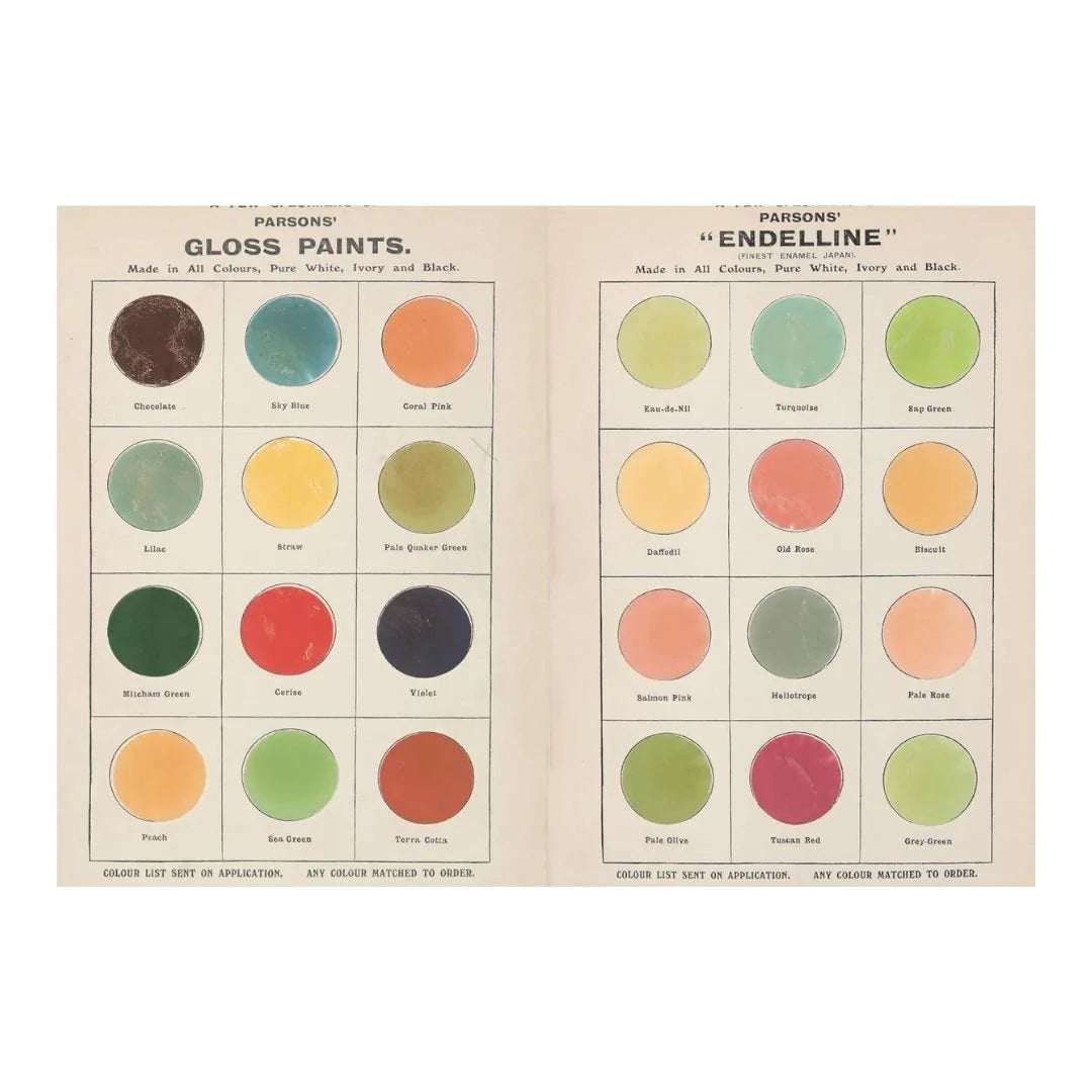 Vintage Colour Palettes - A Little Sticker Book