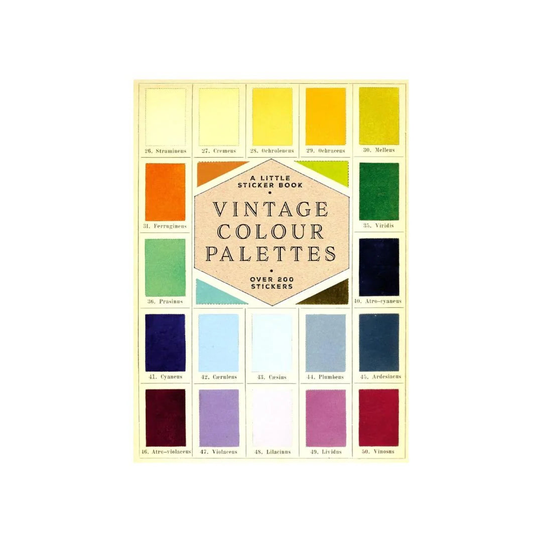 Vintage Colour Palettes - A Little Sticker Book