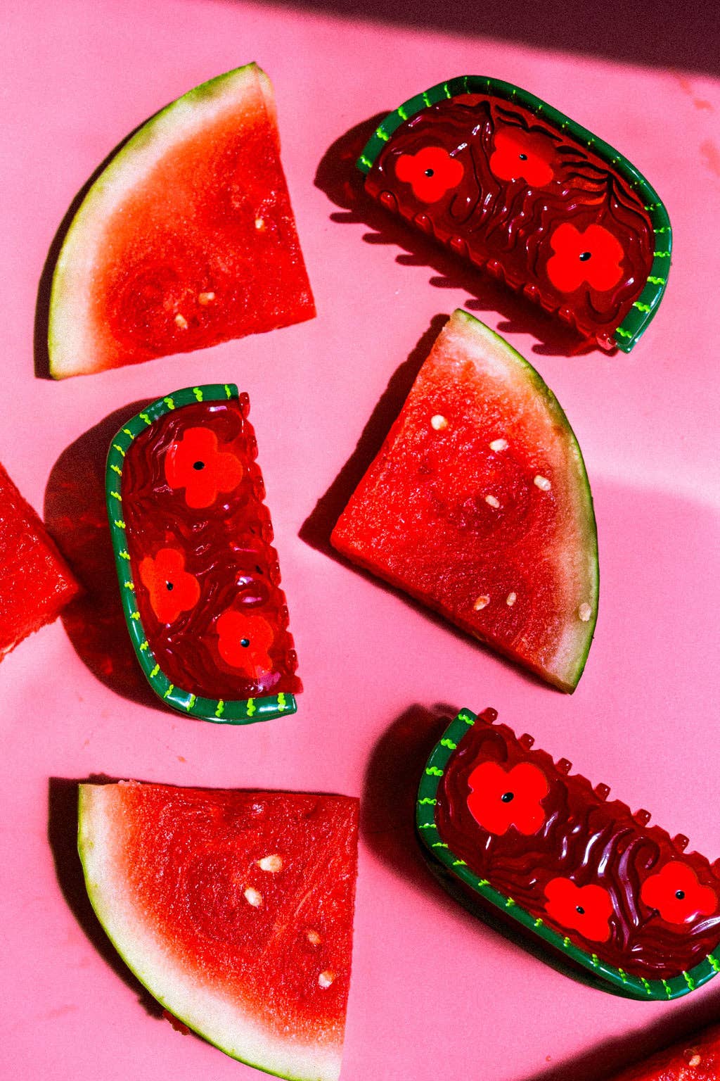 Watermelon Hair Claw - The Peach Fuzz Modern Love Store Glasgow