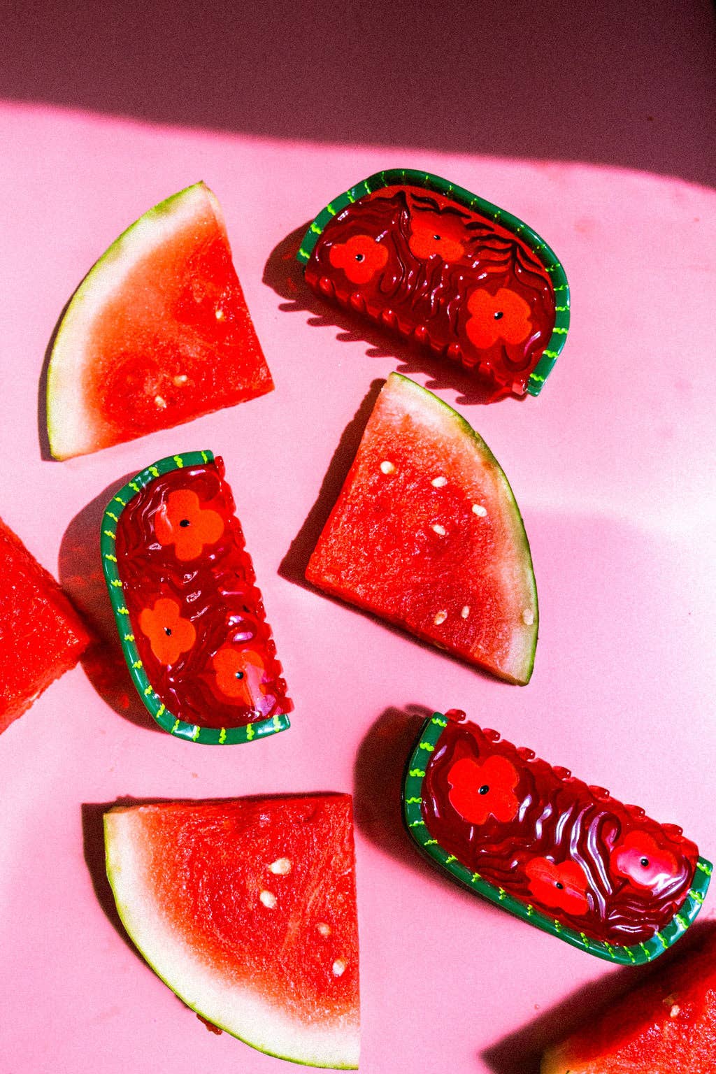 Watermelon Hair Claw - The Peach Fuzz Modern Love Store Glasgow