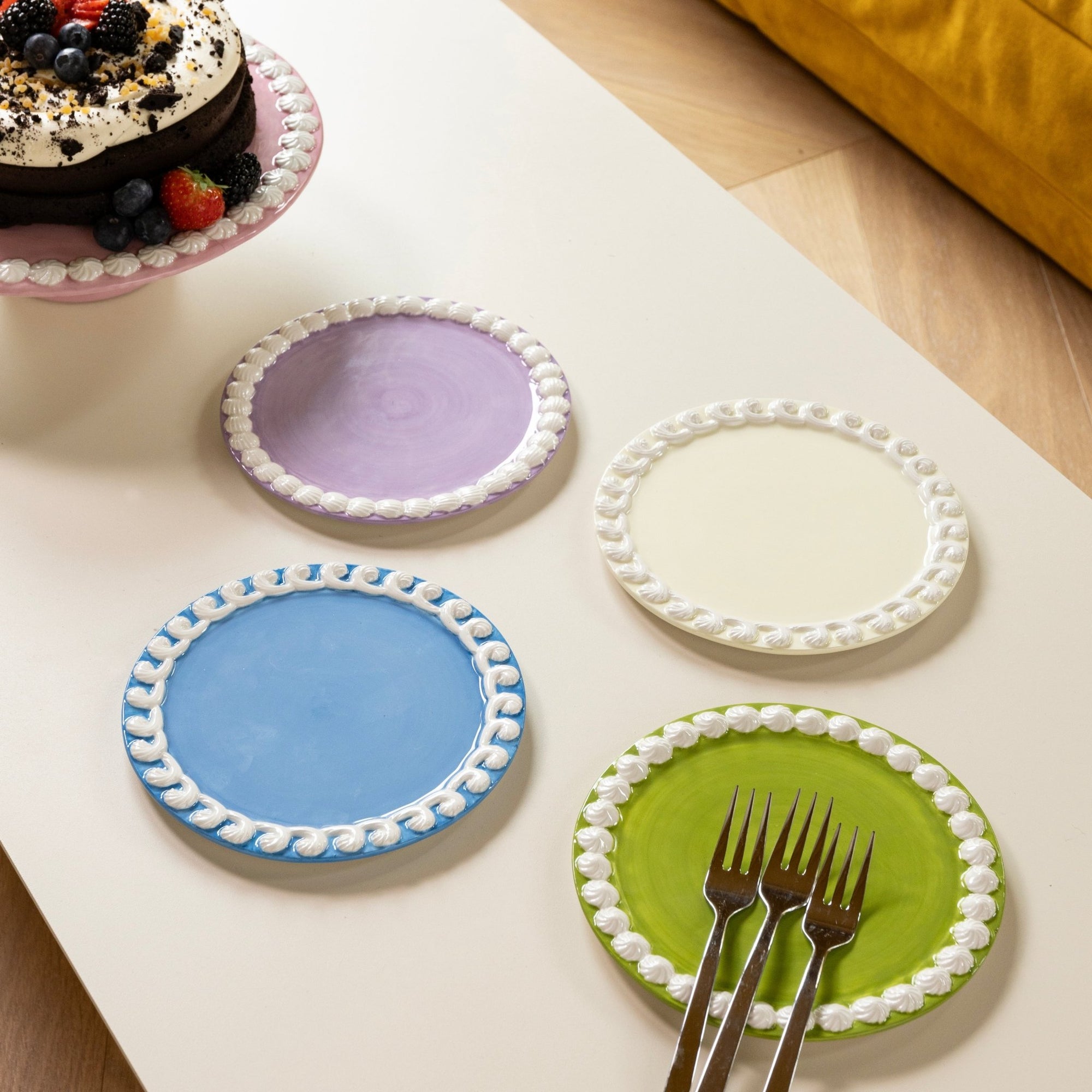 Whipped Plate Set - &K Amsterdam Modern Love Store Glasgow