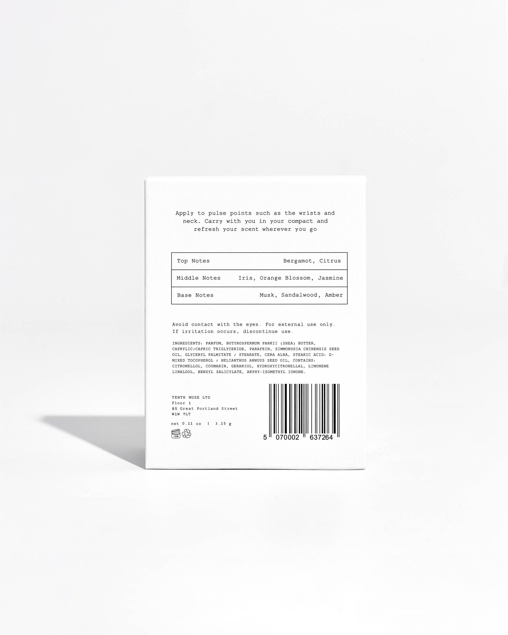 Wildflower Haze Solid Perfume - TENTH MUSE Modern Love Store Glasgow