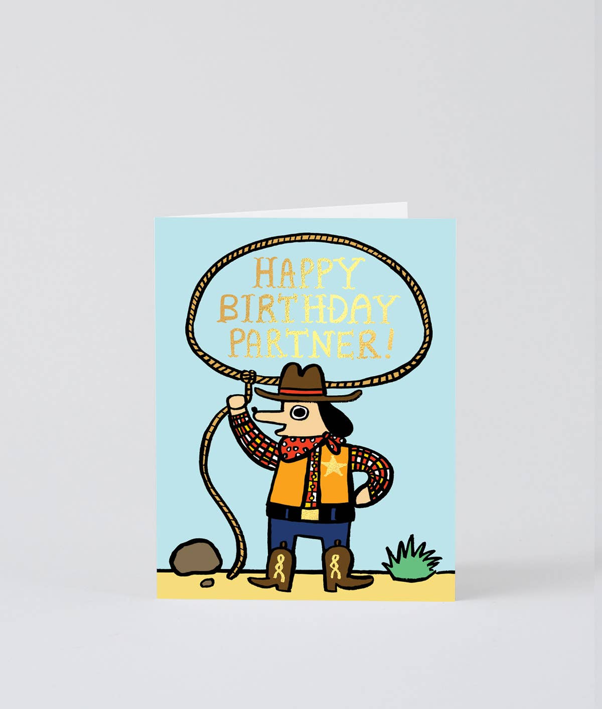 Happy Birthday Partner' Kids Birthday Greetings Card - Wrap Modern Love Store Glasgow