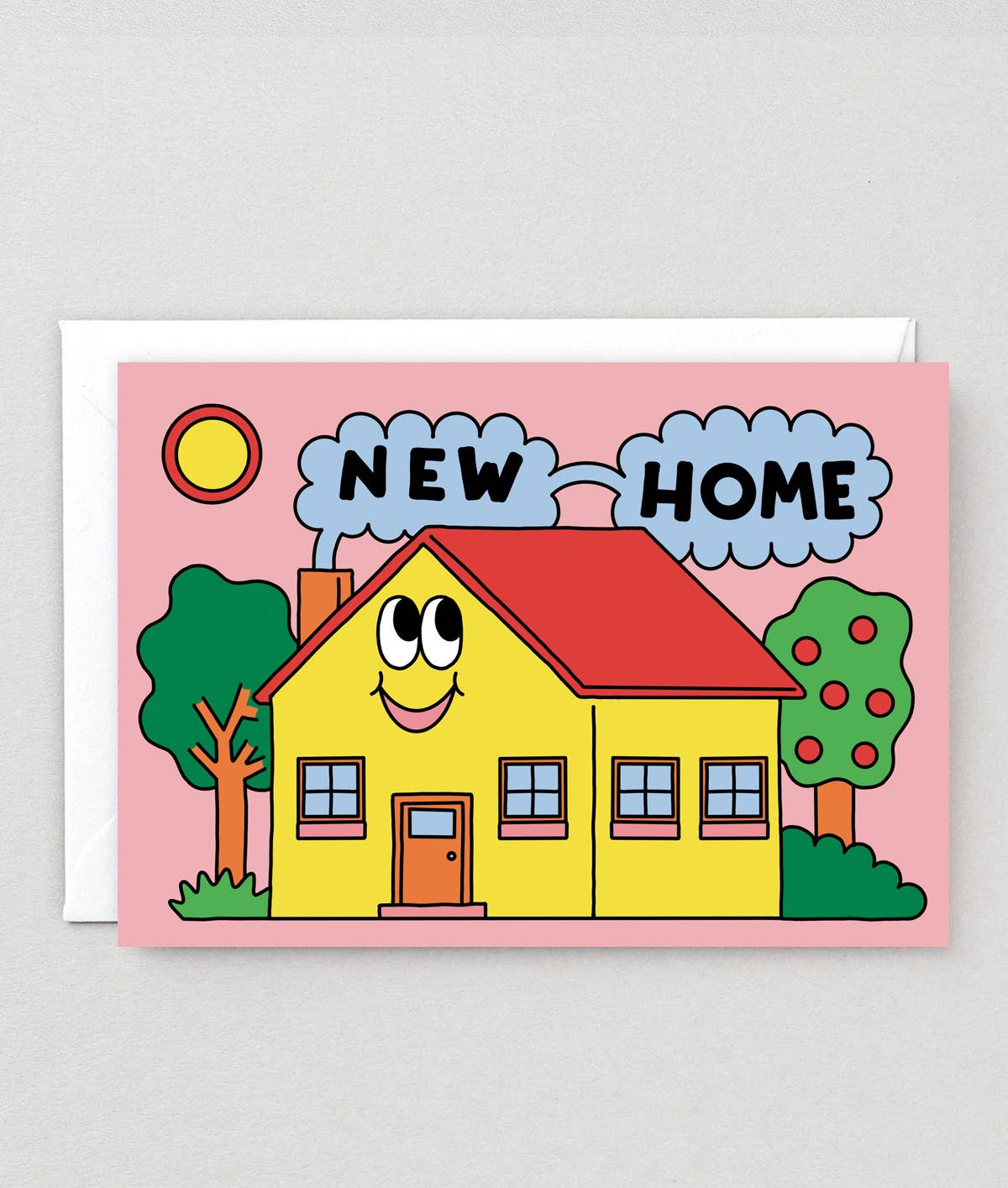 New Home Happy House Greetings Card - Wrap Modern Love Store Glasgow