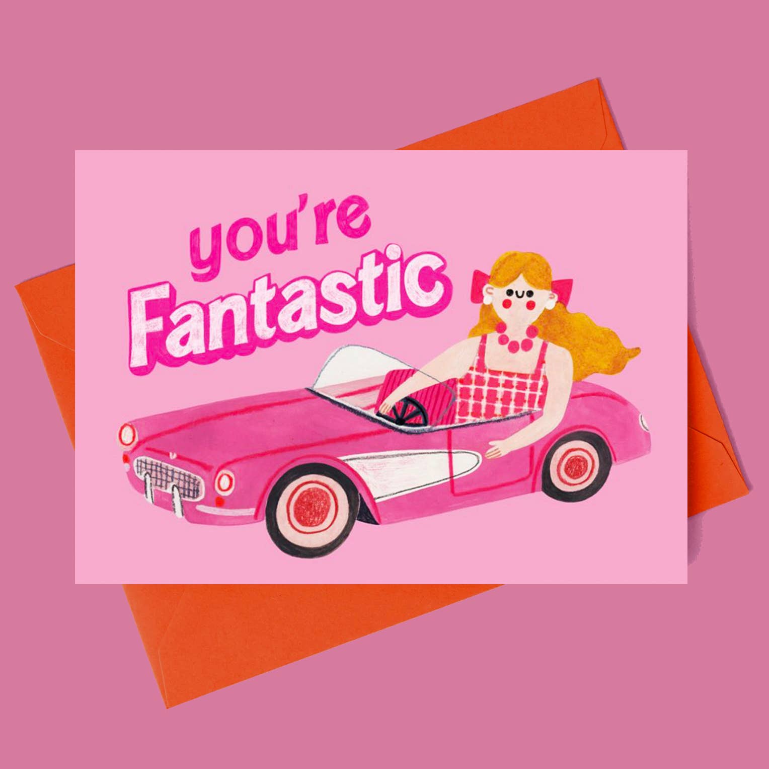 YOU'RE FANTASTIC card - Daria Solak Illustrations Modern Love Store Glasgow