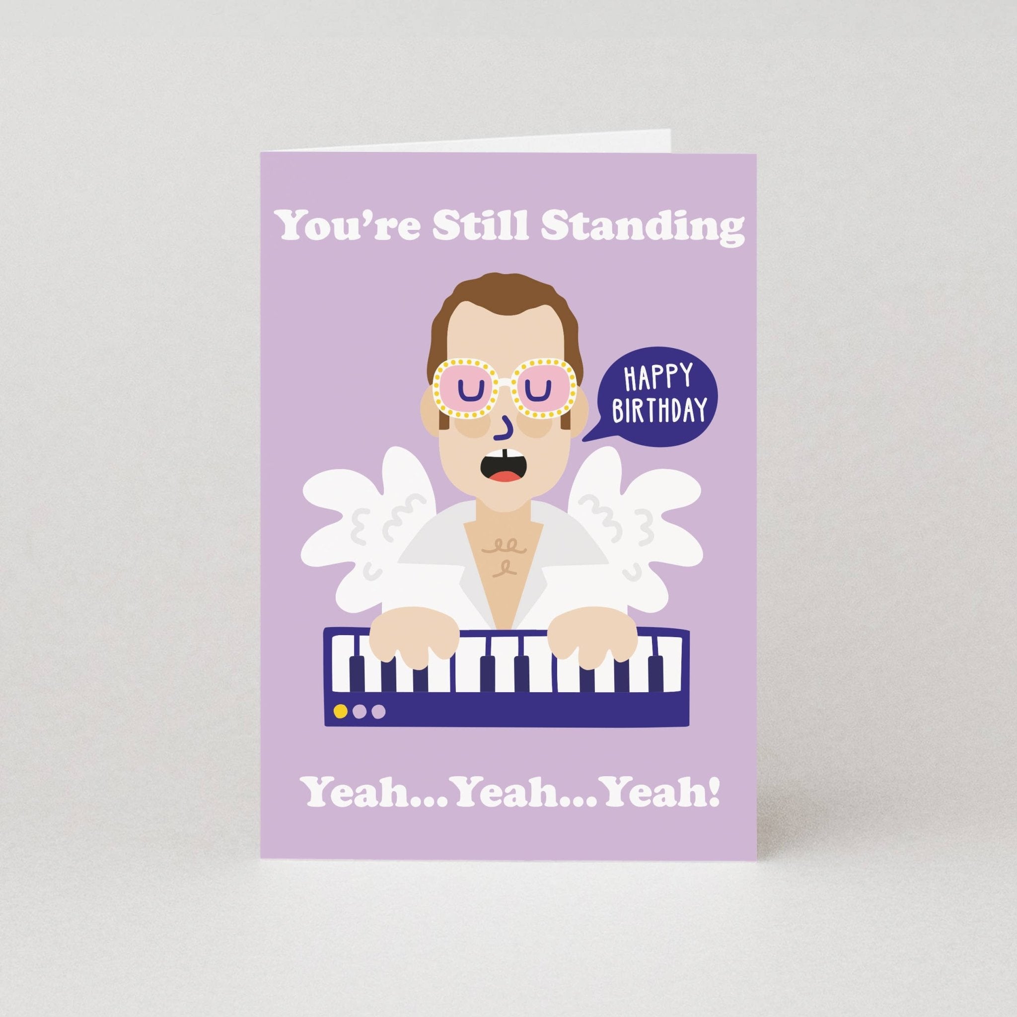 You're Still Standing Birthday Card | Funny Greeting Cards - Studio Boketto Modern Love Store Glasgow