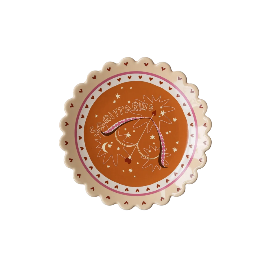 Zodiac Sign Plate - Sagittarius | All The Luck In The World