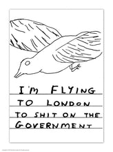 Load image into Gallery viewer, David Shrigley Postcard Shit On Government
