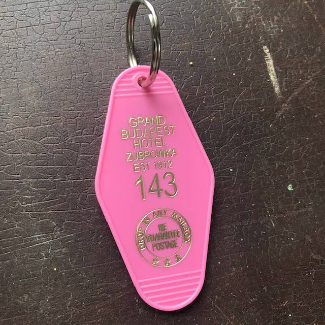 Motel Key Fob - Grand Budapest Hotel - The 3 Sisters Design Co. Modern Love Store Glasgow